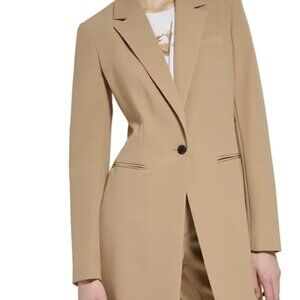 NWT Calvin Klein Size 8 Women's One Button Infinite Stretch Topper Jacket